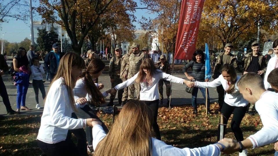 Учні дружківських шкіл взяли участь у обласному козацькому..., фото-2 Учні дружківських шкіл взяли участь у обласному козацькому квесті (ФОТО), фото-2
