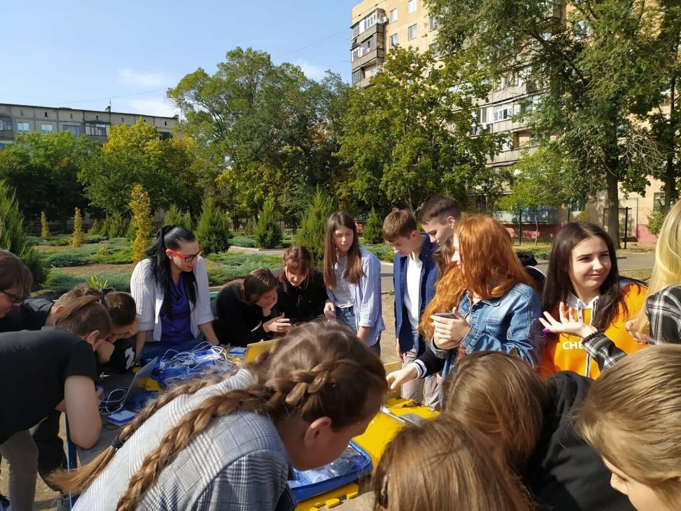 Дружківка: У школі №17 учні залюбки навчаються просто неба..., фото-9 Дружківка: У школі №17 учні залюбки навчаються просто неба (13 ФОТО), фото-9