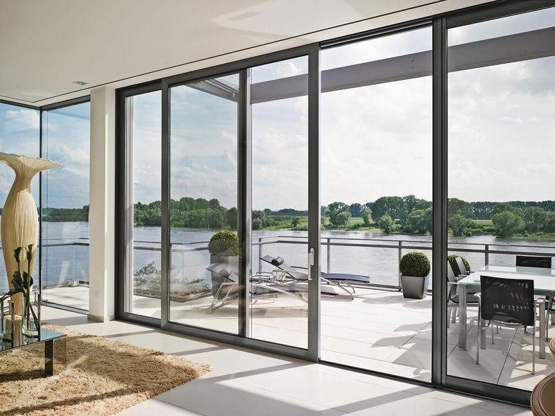 Алюминиевые раздвижные двери Алюминиевые раздвижные двери